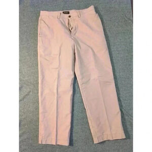 Eddie Bauer Relaxed Fit Men's 35x32 Flannel Lined Khaki Pants